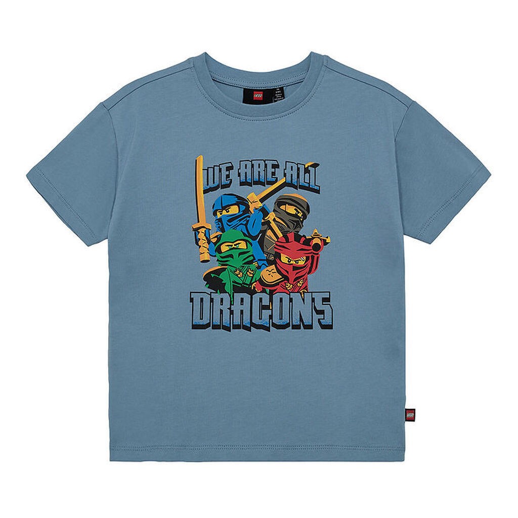 LEGOÂ® Wear Ninjago T-shirt - LwTaffy - Dusty Blue