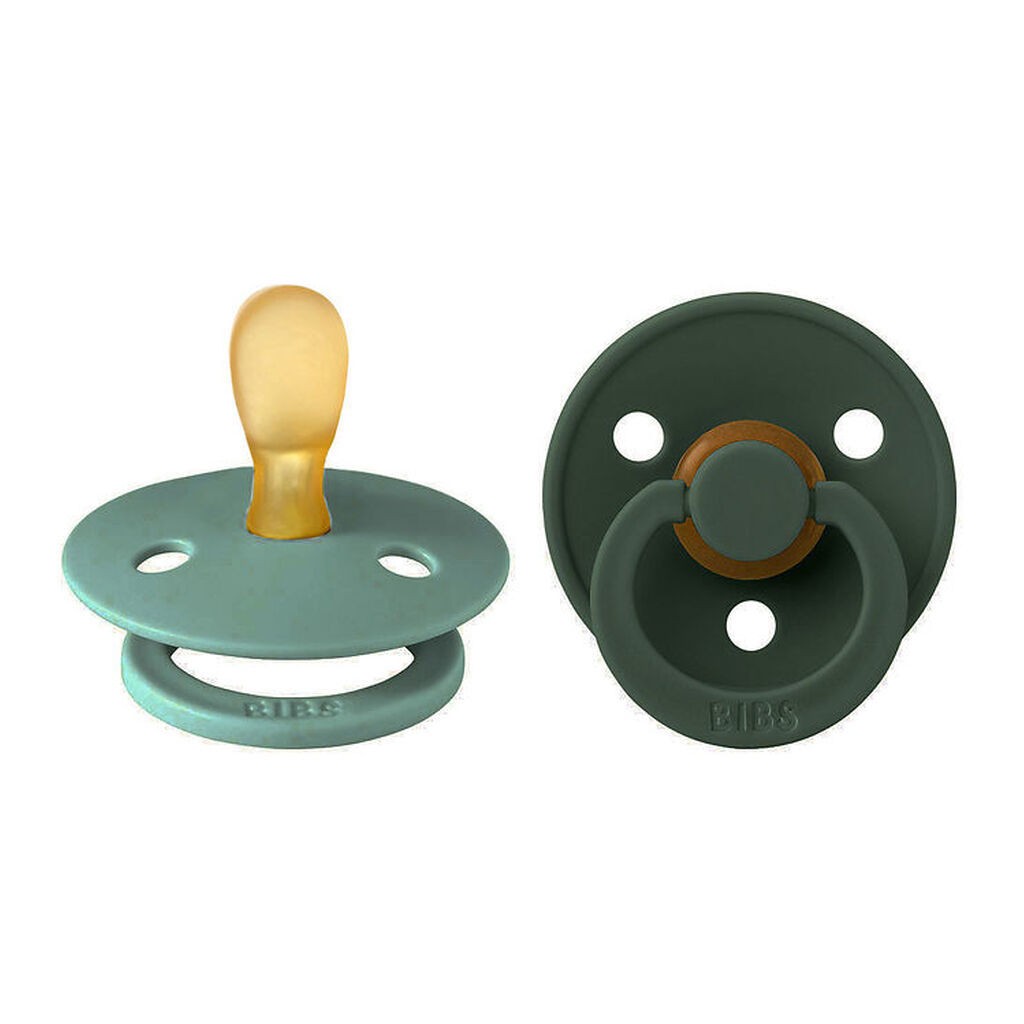 BIBS Colour Sutter - 2-pak - Str. 1 - Symmetrisk - Sage/Hunter G