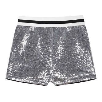 Zadig & Voltaire Shorts - Sølv m. Pailletter