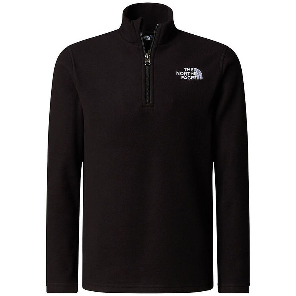 The North Face Fleecetrøje - Glacier - 1/4 Zip - Sort