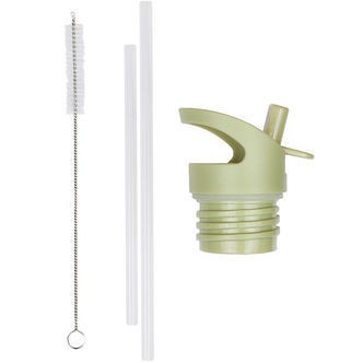 A Little Lovely Company Drikkedunk Sæt - Låg/Sugerør/Børste - Di