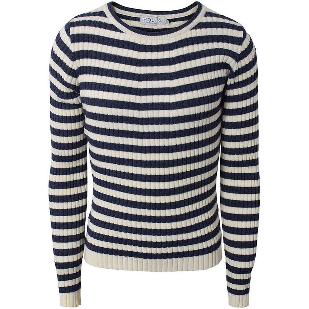 Hound Bluse - Rib - Viskose/Nylon - Grå