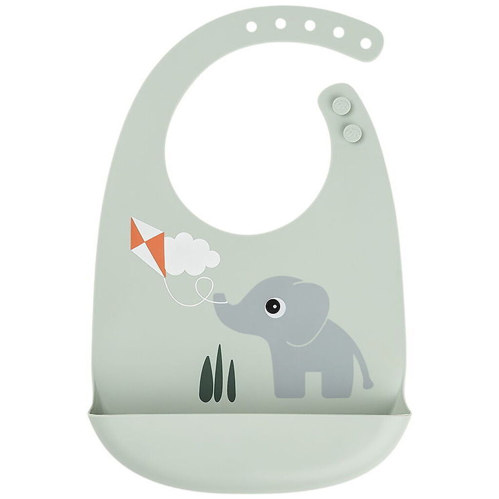 Done by Deer Hagesmæk m. Lomme - Silikone - Playground - Grøn