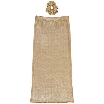 The New Nederdel m. Scrunchie - TnRosalind - Guld