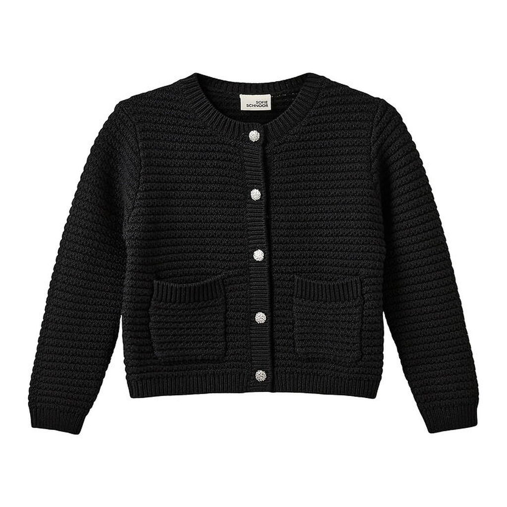 Sofie Schnoor Cardigan - Strik - Kyrask - Sort