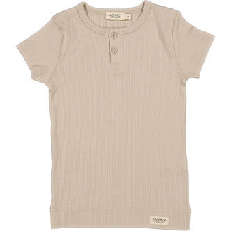 MarMar T-shirt - Rib - Modal - Stone Wall