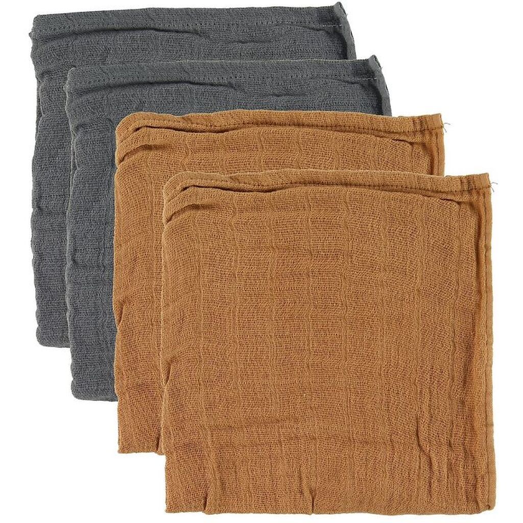 Pippi Stofbleer - 4-pak - 65x65 - Indian Tan