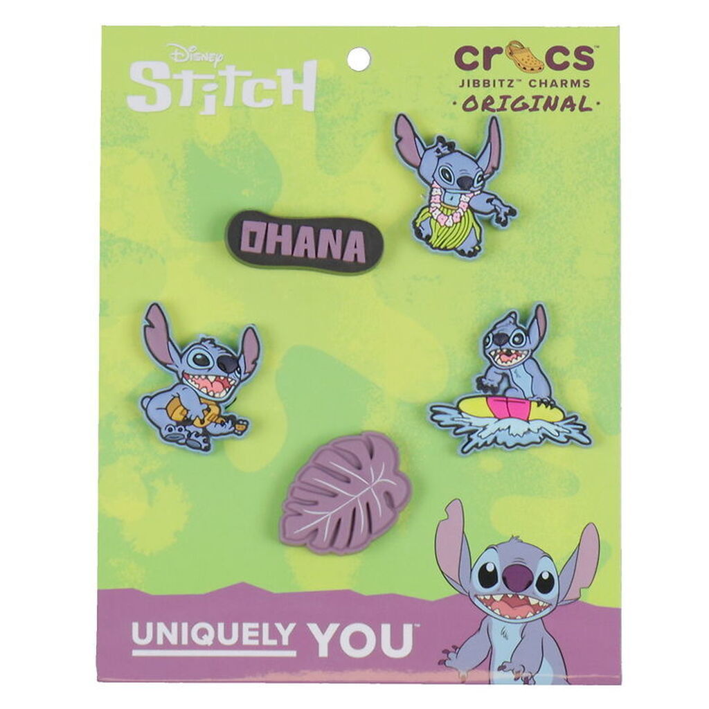 Crocs Vedhæng - Stitch Tropical - 5-pak