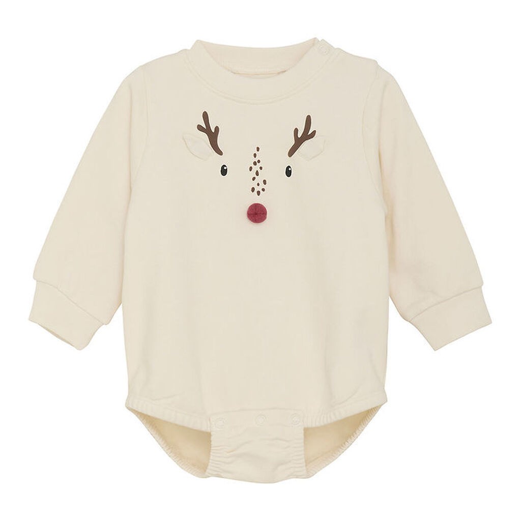 Minymo Body l/æ - Sweat - Eggnog