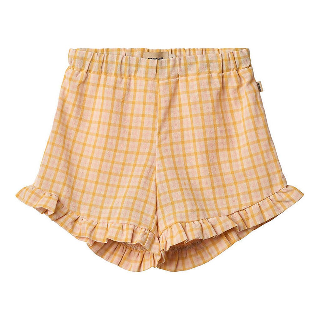 Wheat Shorts - Camille - Yellow Check