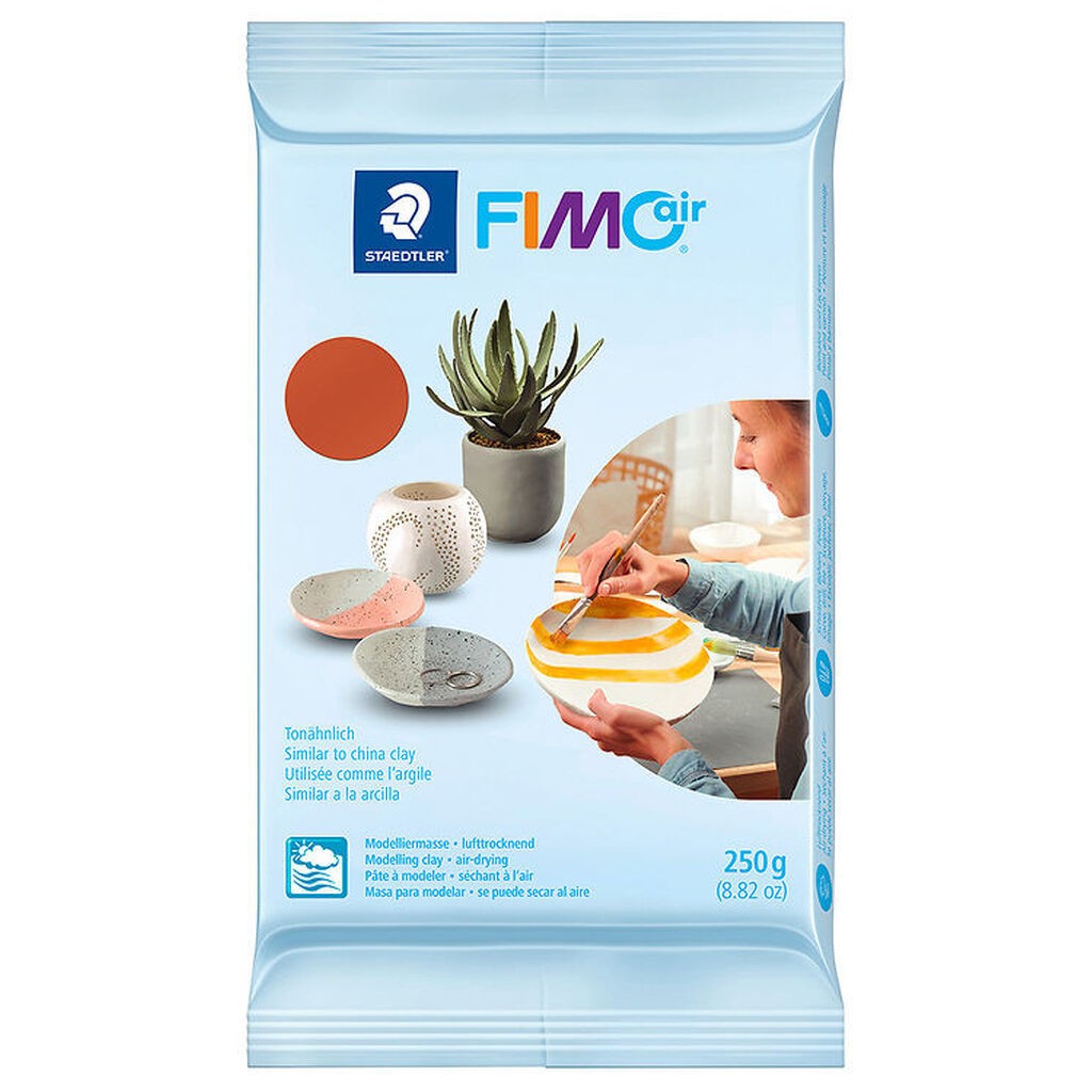 Staedtler FIMO Modellervoks - Air - 250g - Terracotta