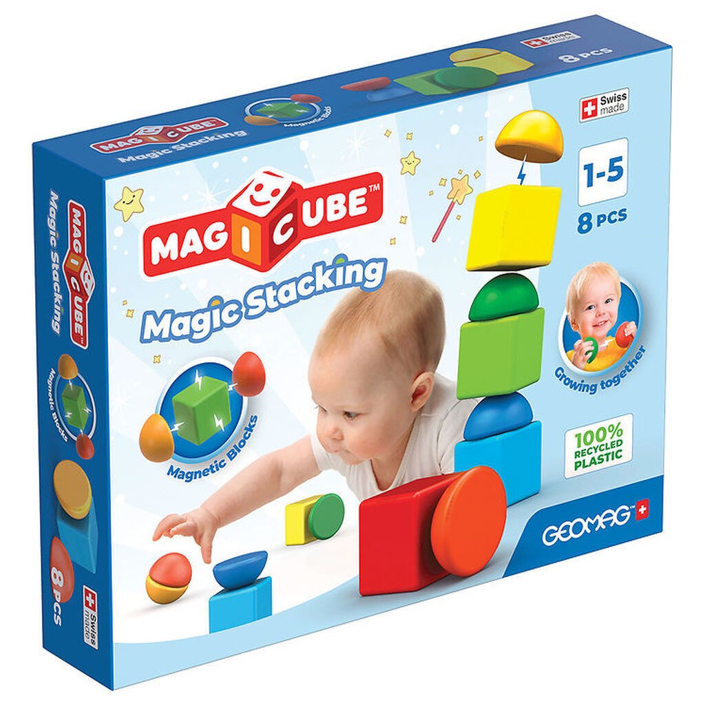 Geomag Magnetlegetøj - Magic Stacking - 8 Dele
