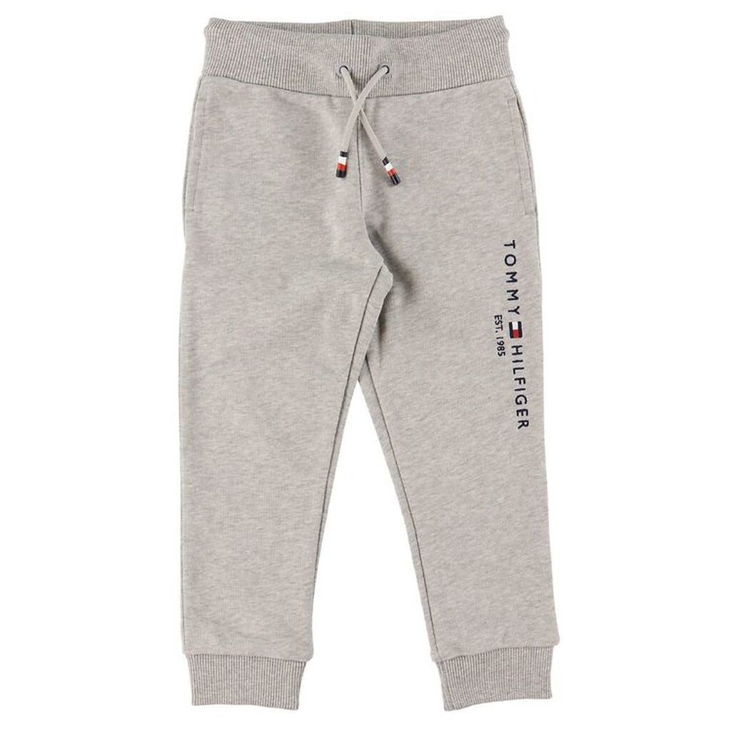 Tommy Hilfiger Sweatpants - Essential - Organic - Gråmeleret