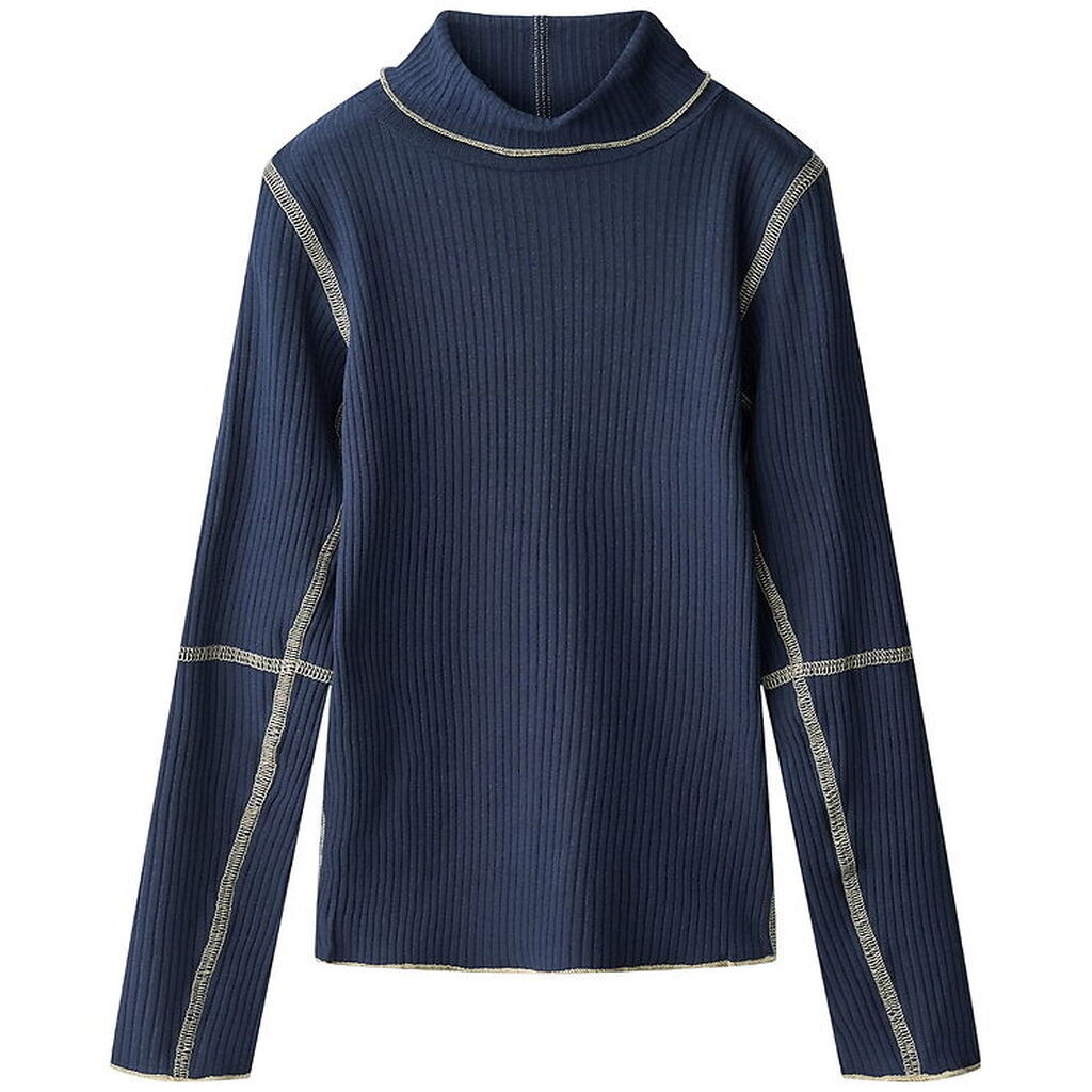 Molo Bluse - Rib - Rennie - Galaxy Blue