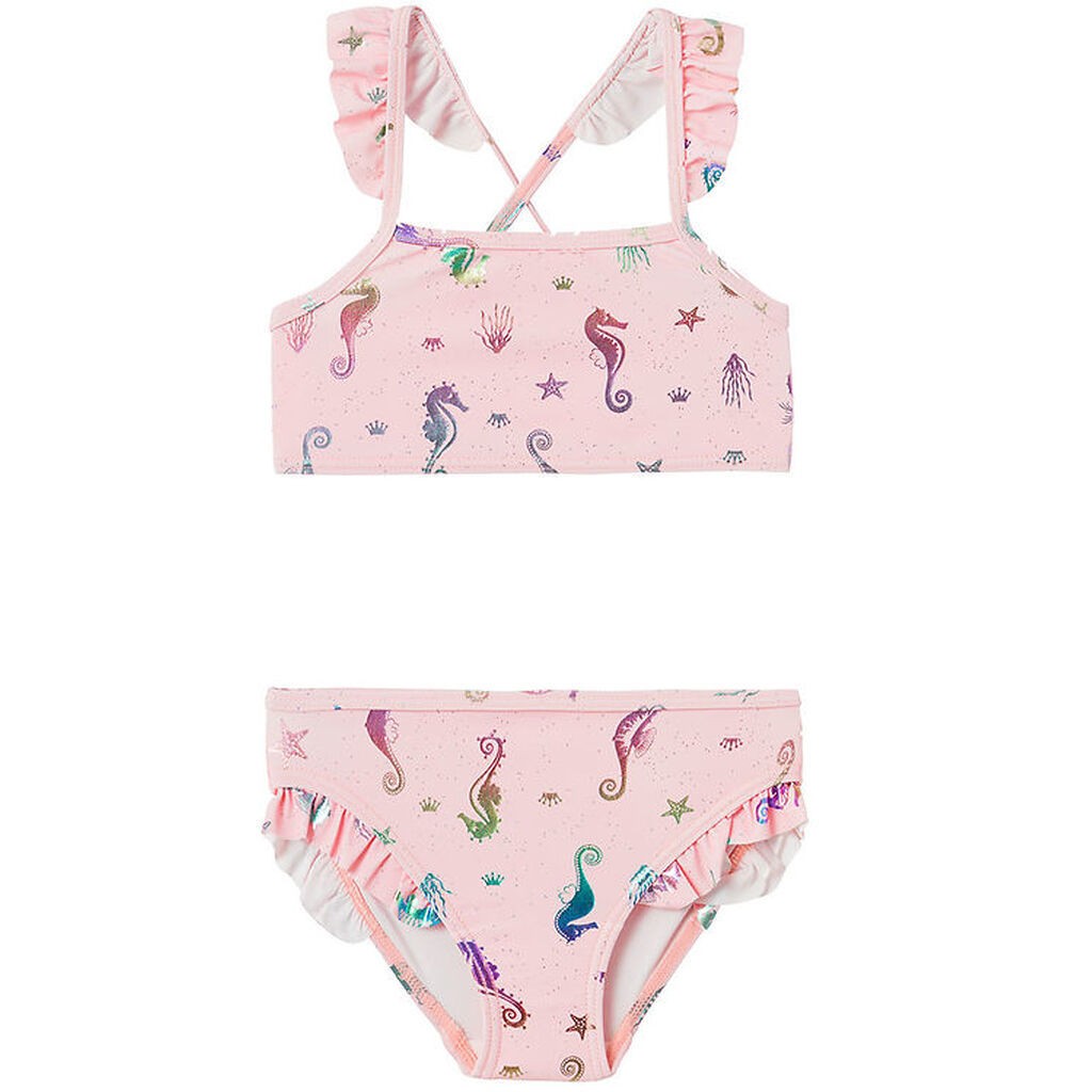 Name It Bikini - NmfZamar - Parfait Pink m. Søheste