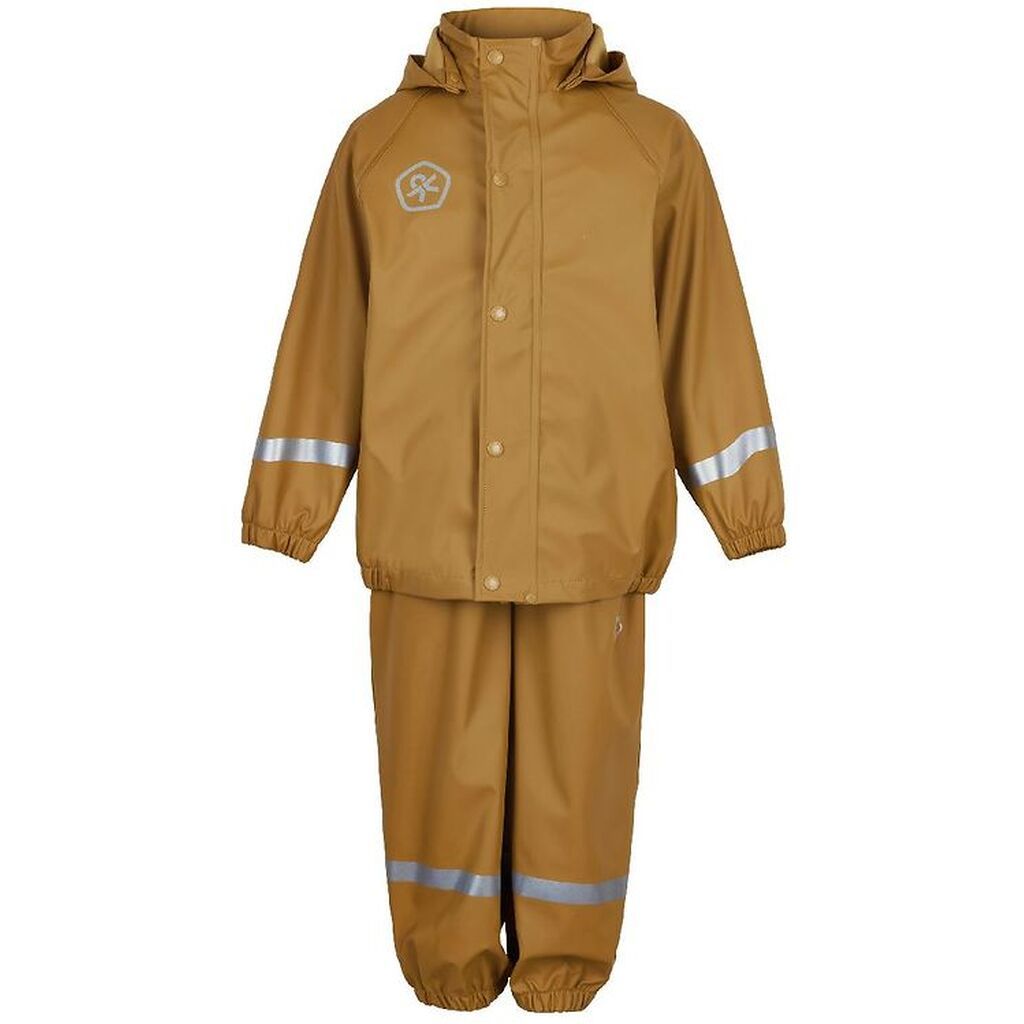 Color Kids Regntøj m. Seler - PU - Chai Tea