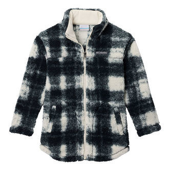 Columbia Fleecejakke - Teddy - West Bend - Sort/Hvid m. Tern