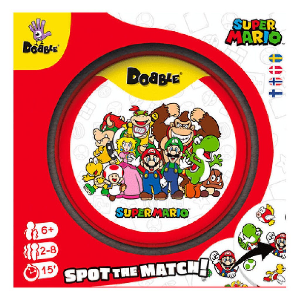 Dobble Spil - Super Mario Nordic