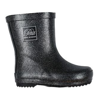 Petit by Sofie Schnoor Gummistøvler - Sort m. Glimmer
