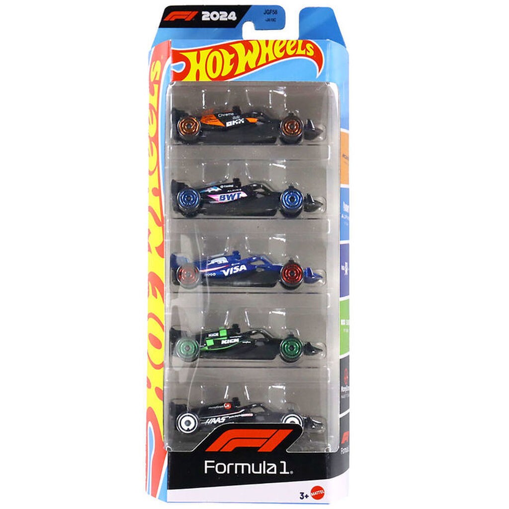 Hot Wheels Biler - 5-pak - Formula 1