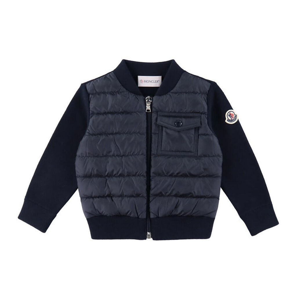 Moncler Cardigan - Strik/Dun - Navy