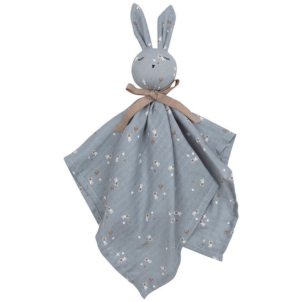 Müsli Nusseklud - 50x50 cm - Jasmin Blue/Balsam Cream/Walnut