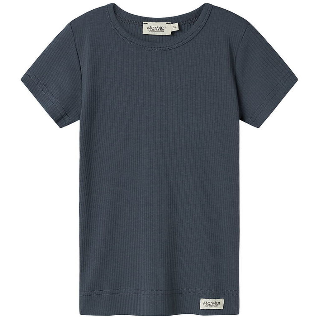 MarMar T-shirt - Rib - Modal - Noos - Blå