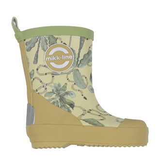 Mikk-Line Gummistøvler - Printed - Gray Green