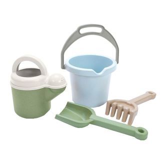 Dantoy BIO Plastic Spandsæt - 4 Dele - Blå/Grøn