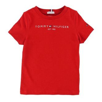 Tommy Hilfiger T-shirt - Essential - Organic - Deep Crimson