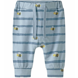 Name It Bukser - NbmVroels - Celestial Blue/Bees m. Striber