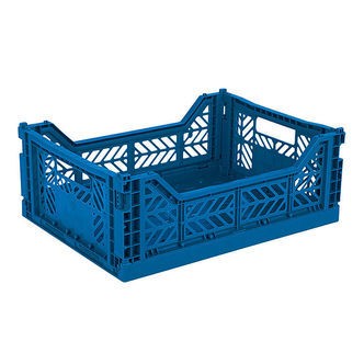 Aykasa Foldekasse - 40x30x15 cm - Midi - Blå
