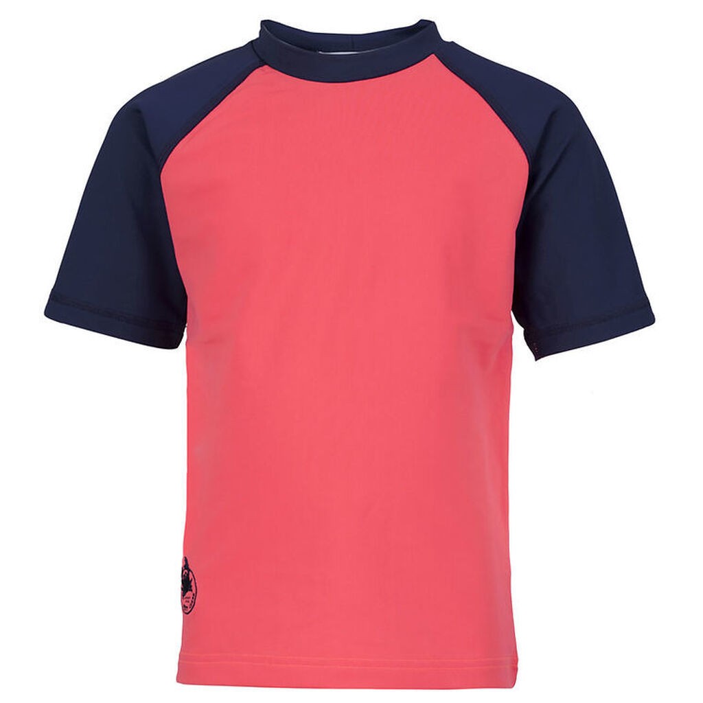 Petit Crabe Badebluse - Raglan - UV50+ - Nectarine/Blue