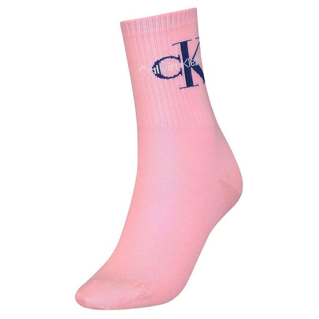 Calvin Klein Strømper - Rib - Pink m. Logo