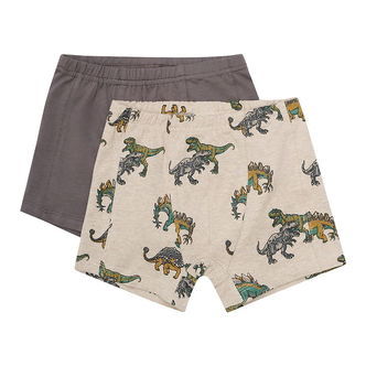 Minymo Boxershorts - 2-Pak - Beige Melange