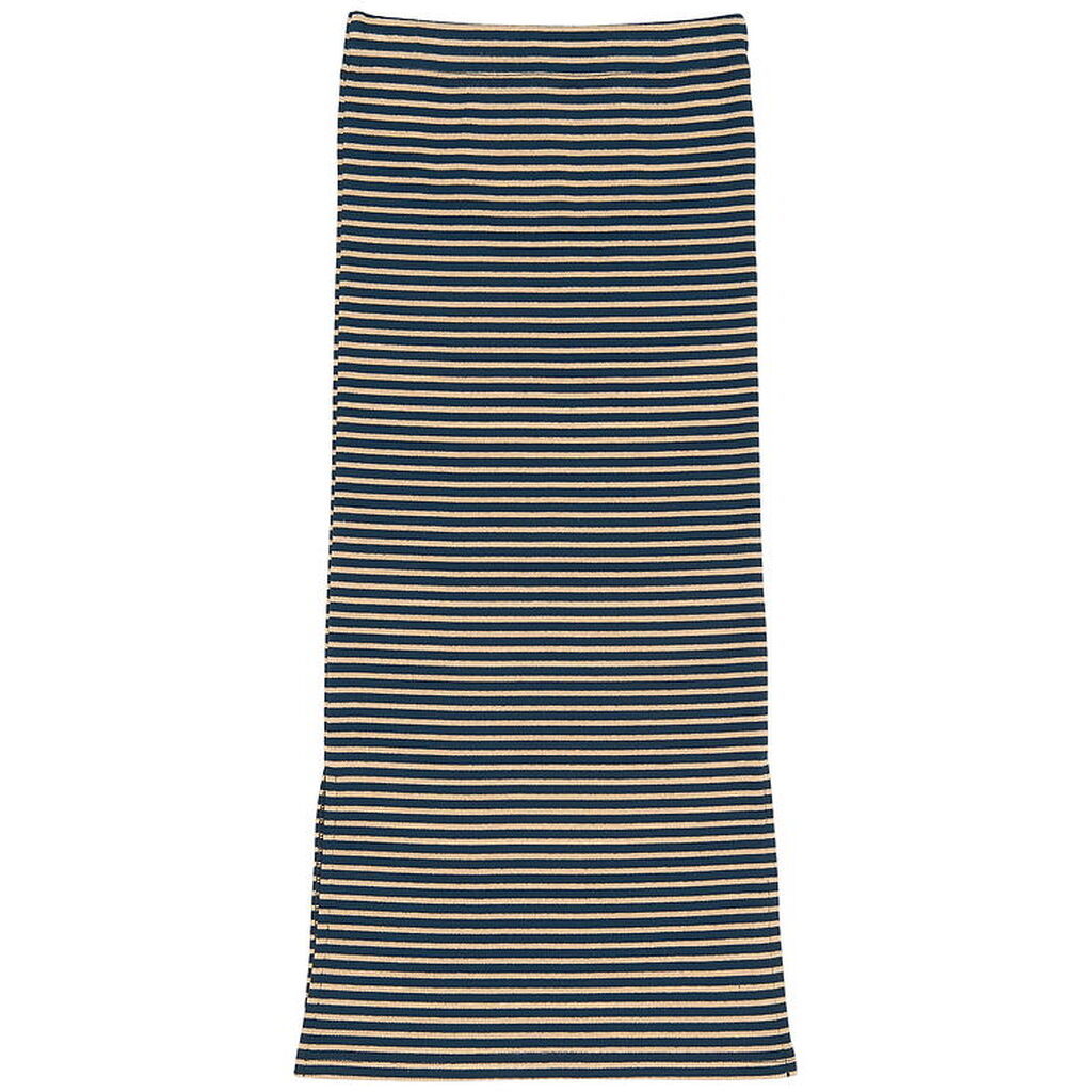 The New Nederdel - Rib - TnPriscilla - Navy Blazer Striped m. Gl