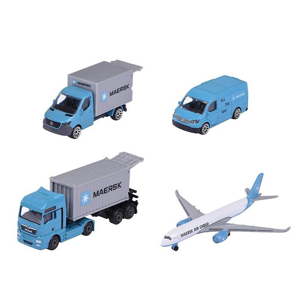 Majorette Legetøj - 4 Dele - Mærsk Logistik