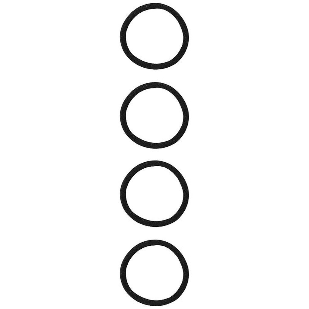 Name It Hårelastikker - NkfRiga - 4-pak - Black/m. Glitter