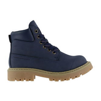 Tommy Hilfiger Støvler - Lace-Up - Blå