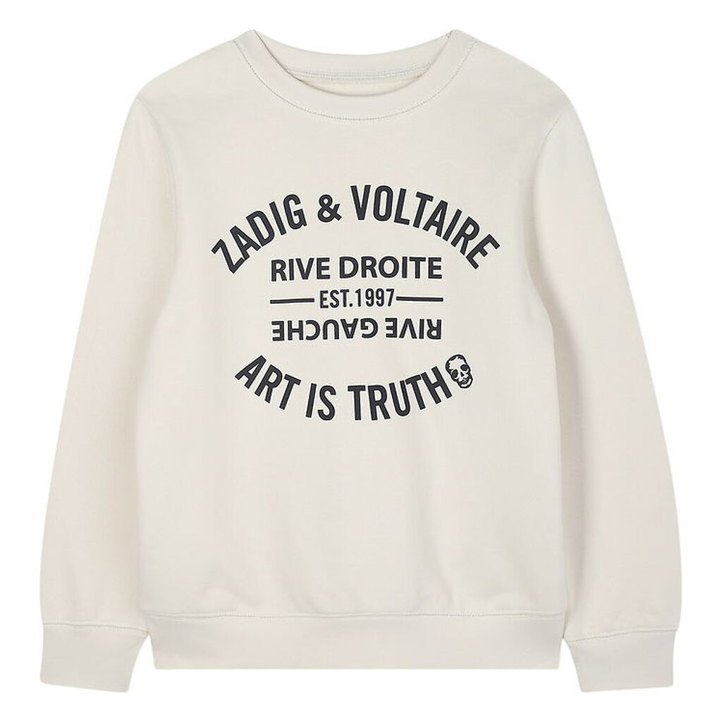 Zadig & Voltaire Sweatshirt - Simba - New Beige m. Print