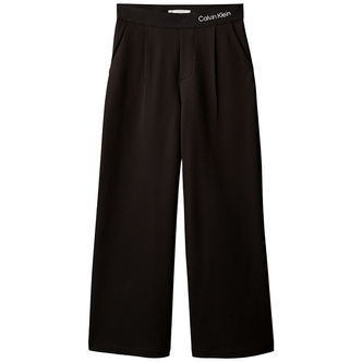 Calvin Klein Bukser - Wide Leg - Sort