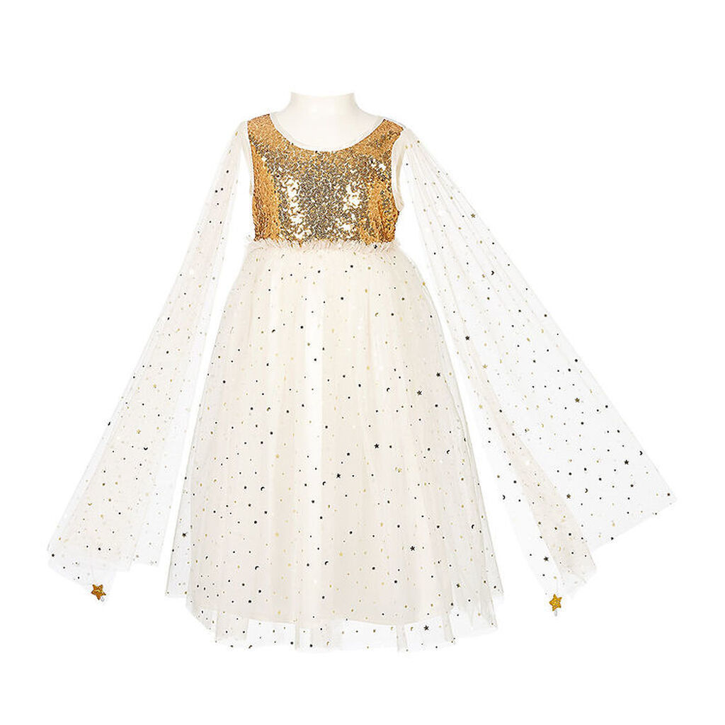 Souza Udklædning - Prinsesse - Dorianne - Hvid/Guld