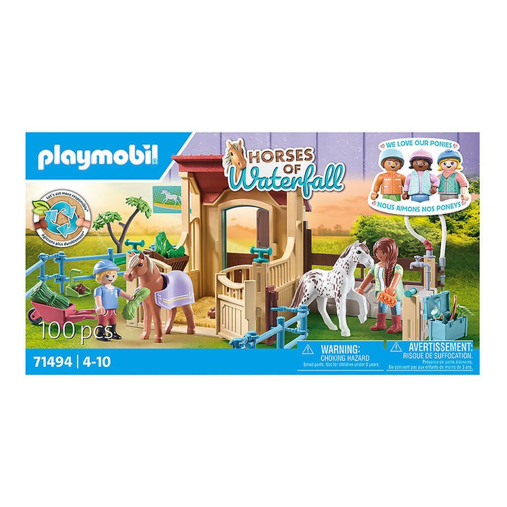 Playmobil Horses Of Waterfall - Ridestald - 71494 - 100 dele