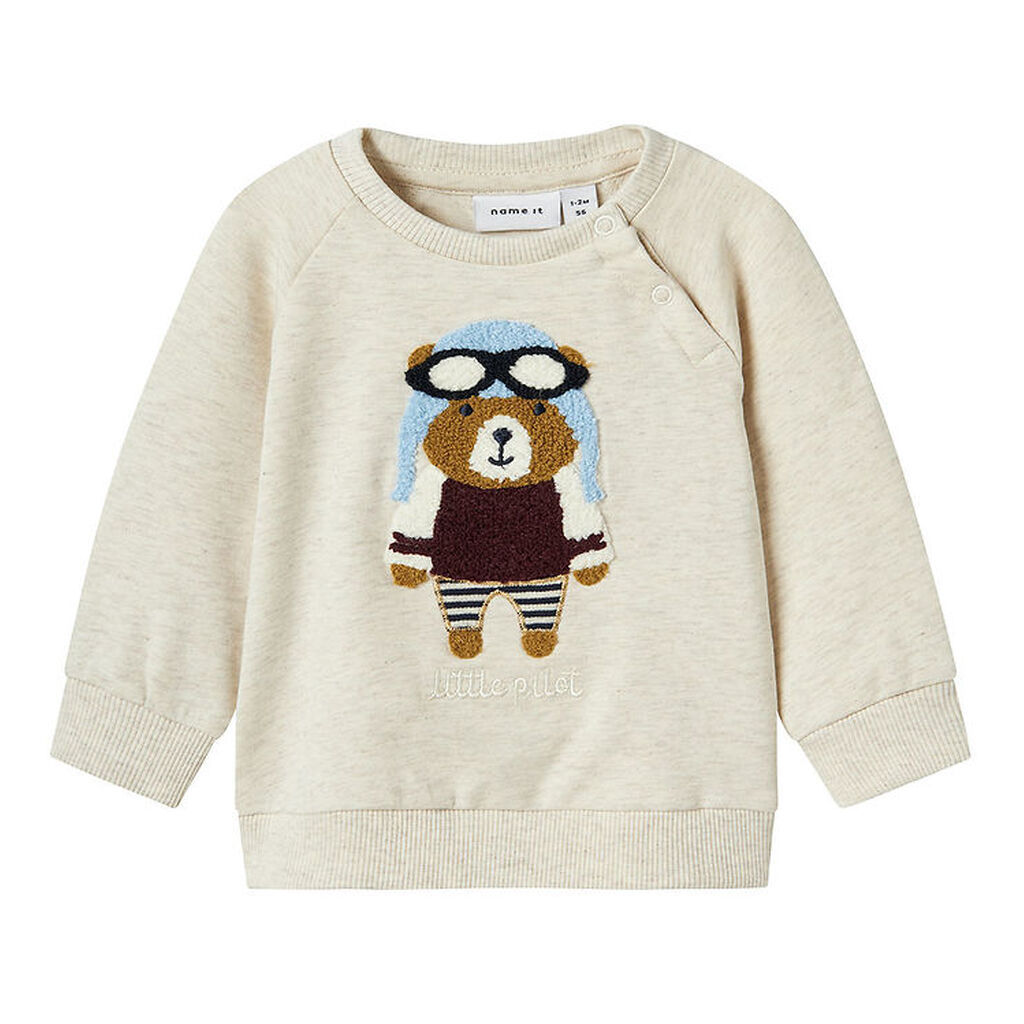 Name It Sweatshirt - NbmKiddy - Peyote Melange
