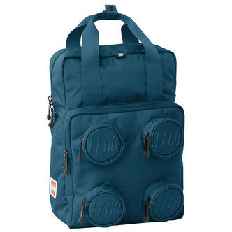 LEGOÂ® Skoletaske - Signature Brick - 15 L - Earth Blue