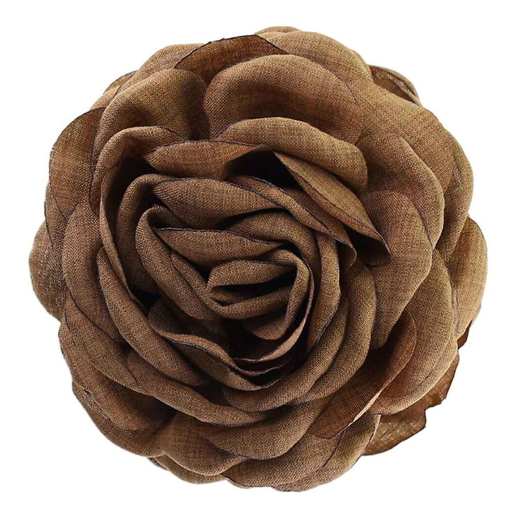 By Stær Hårklemme - Daisy - 12 cm - Stor - Mørkebrun