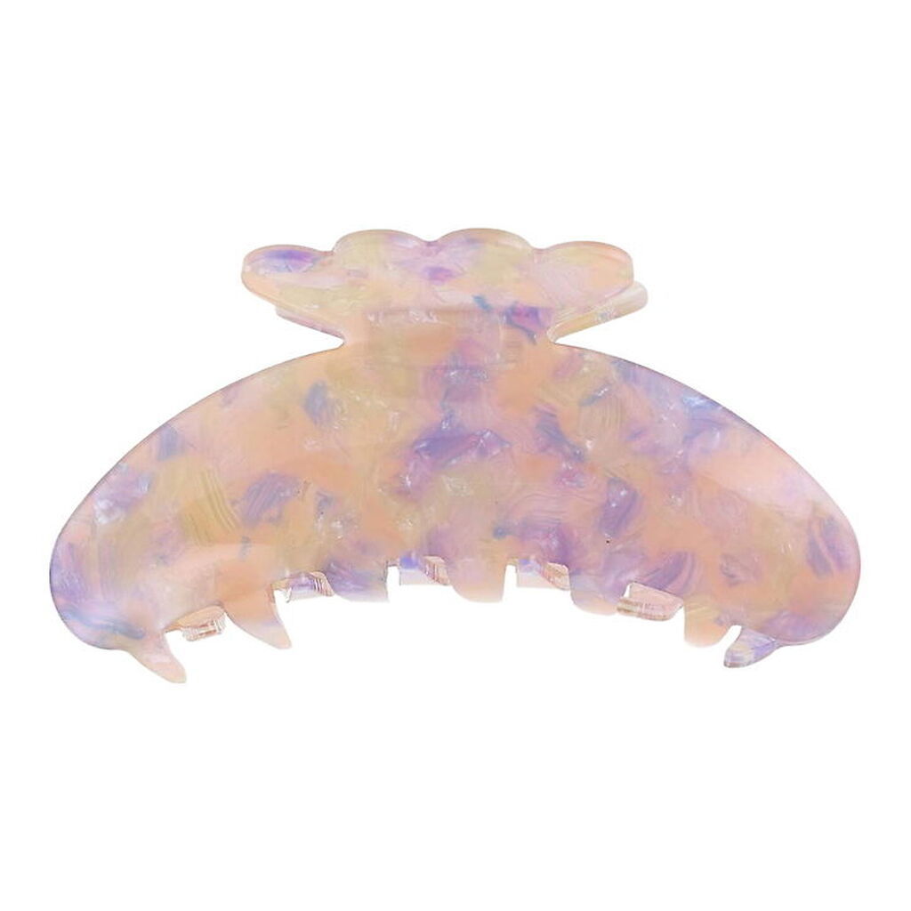 By Stær Hårklemme - Agnes - Rosa/Lilla/Fersken Nistret