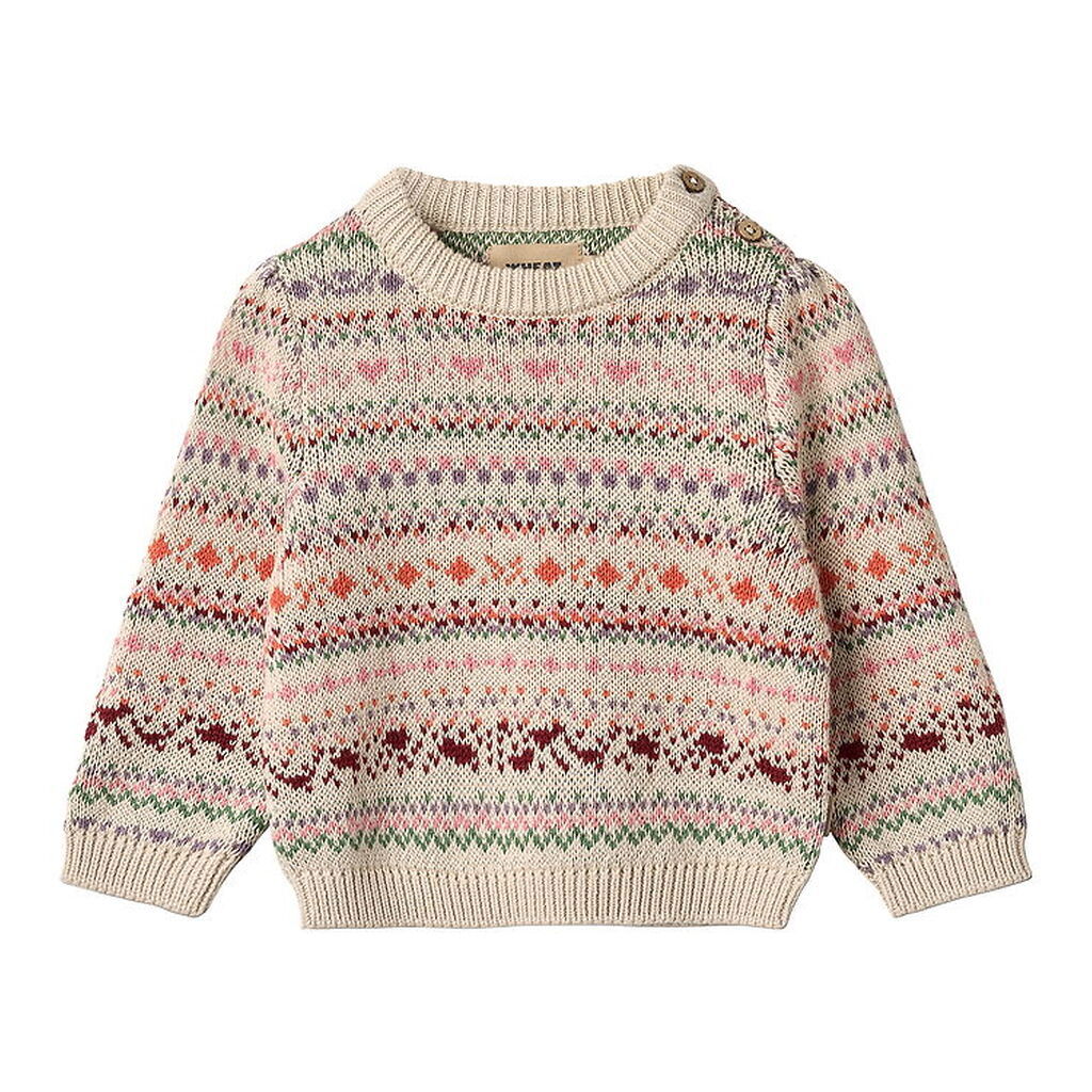 Wheat Bluse - Strik - Olga - Multi