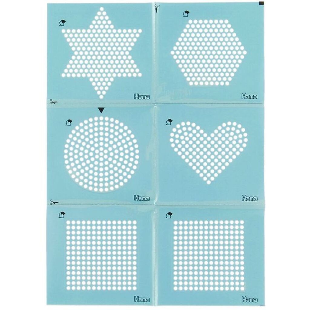 Hama Midi Stickers til Perleplade - 6 figurer