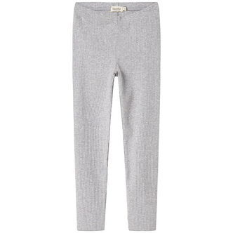 MarMar Leggings - Rib - Modal - Lysegråmeleret
